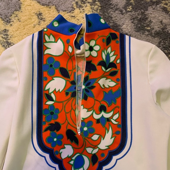 Vintage Tunic Top Size Small 70s Bohemian Print - Picture 7 of 7